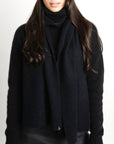 +Beryll Cashmere Scarf | Black Rock - +Beryll Worn By Good People