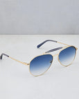 Wayne Sunglasses - Gold & Blue Gradient